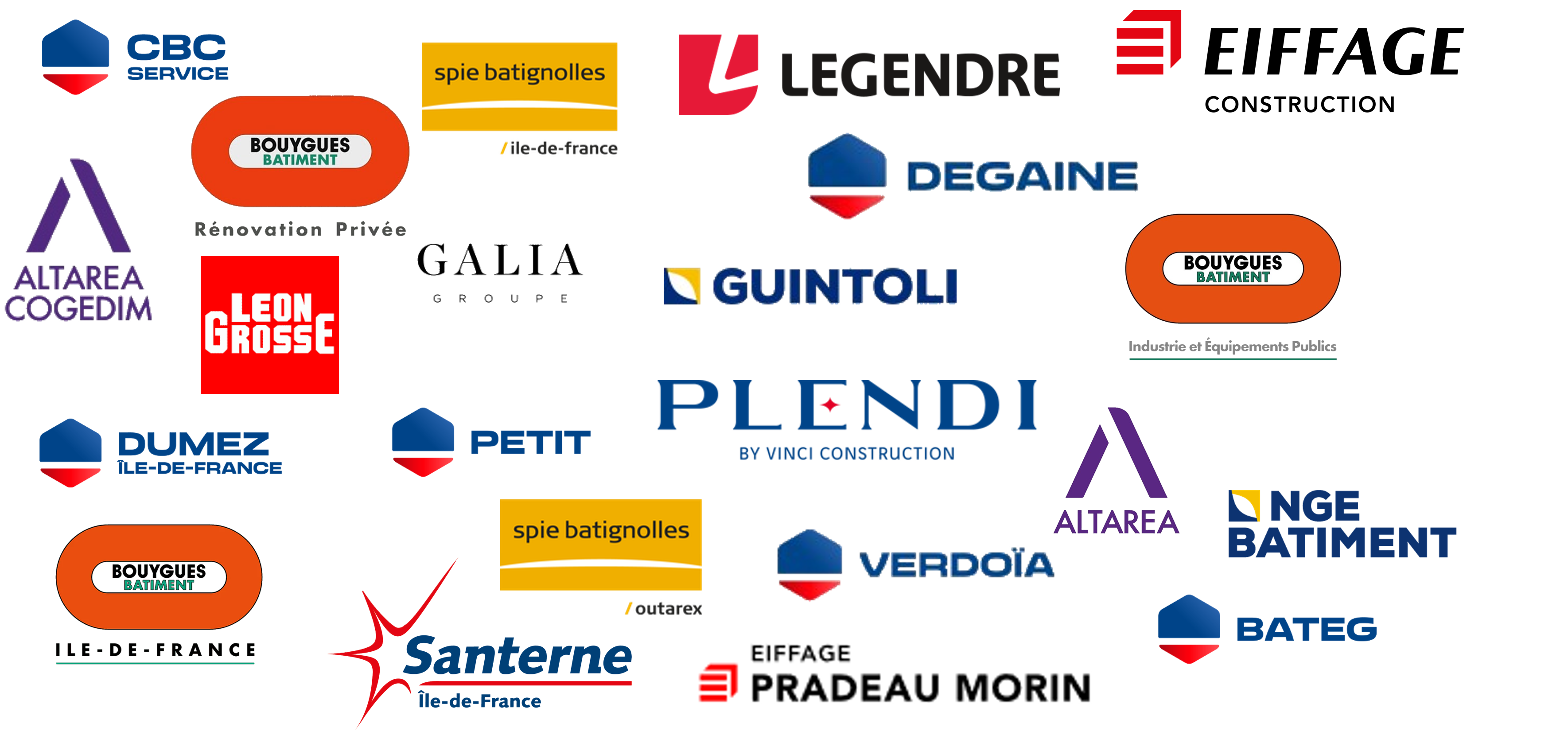 Logos de nos clients de référence